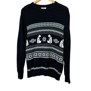 Dockers Knit‎ Pullover Sweater Mens L Winter Polar Bear Christmas Grandpa Cotton